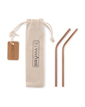 Accessoires Brumate Stainless Steel Reusable Straws Rose Doré | LVM-942713