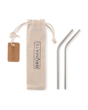 Accessoires Brumate Stainless Steel Reusable Straws Argent | JSB-547386