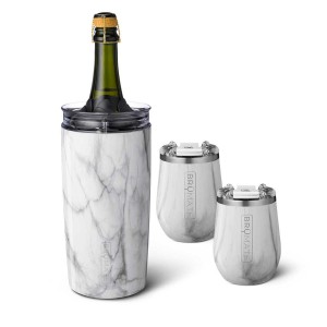 Bouteilles d'eau Brumate Chiller Bundle Blanche | VBU-058716